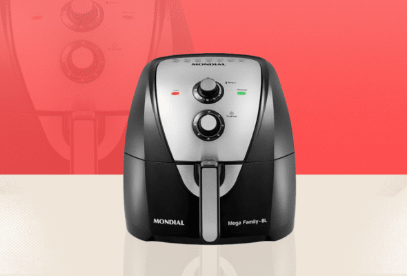 Guia Completo de Produtos para sua Casa 4 Imagem de uma air fryer Mondial Mega Family 8 L