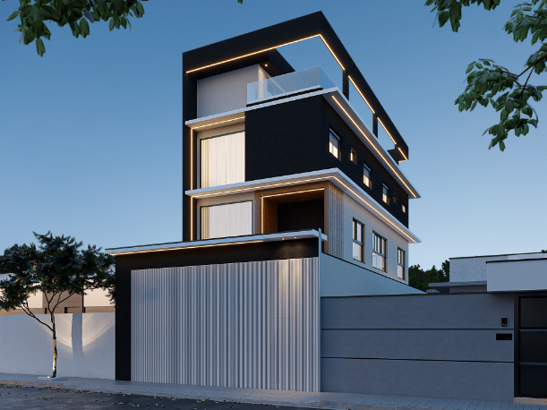 7 Ideias de Muros de Casas para se Inspirar 3 Cores e texturas podem ser escolhidas para realçar os muros de casas – Projeto: Rodrigo Baleeiro – Dbale Arquitetura