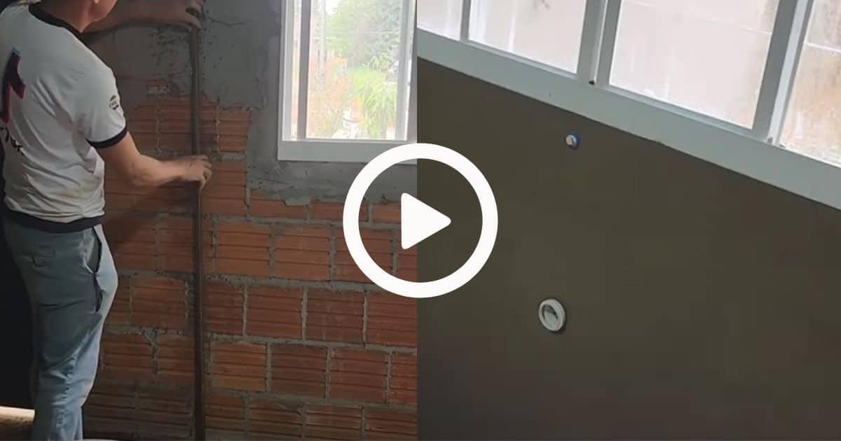 5 maneiras criativas de chapiscar e rebocar parede facilmente. 1 5 maneiras criativas de chapiscar e rebocar parede facilmente.