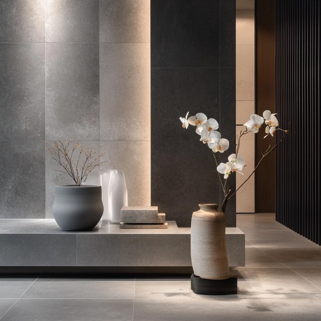 30 Ideias Incríveis de Revestimento Cinza para Interiores 1 30 Ideias Incríveis de Revestimento Cinza para Interiores