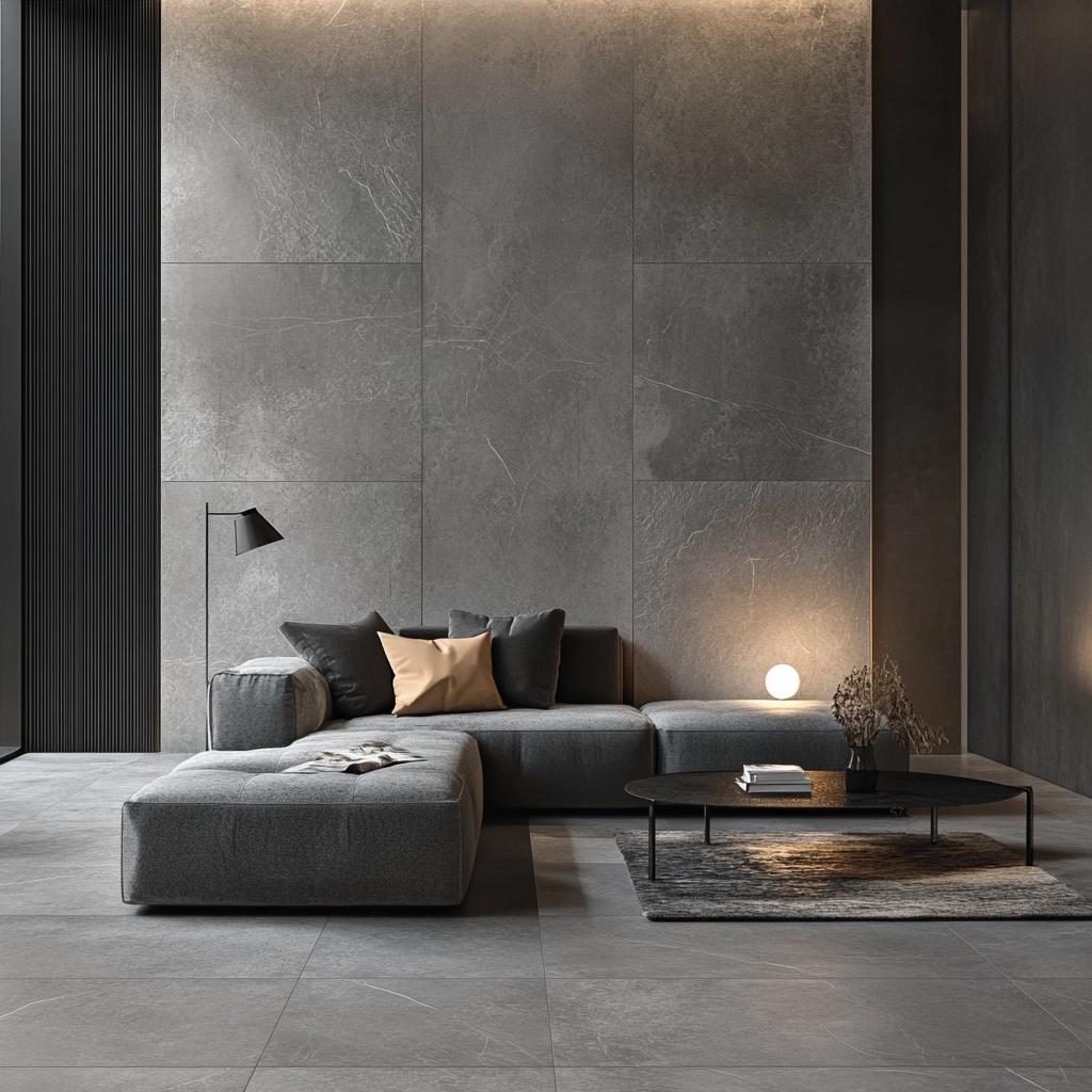 30 Ideias Incríveis de Revestimento Cinza para Interiores 5 30 Ideias Incríveis de Revestimento Cinza para Interiores