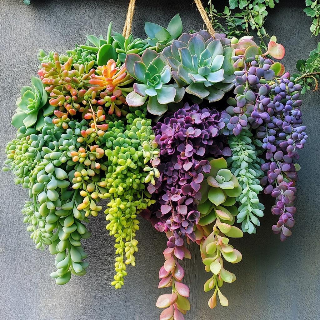 Suculentas Pendentes: Dicas para Decorar em Altura com Estas Belezas 2 suculentas pendentes