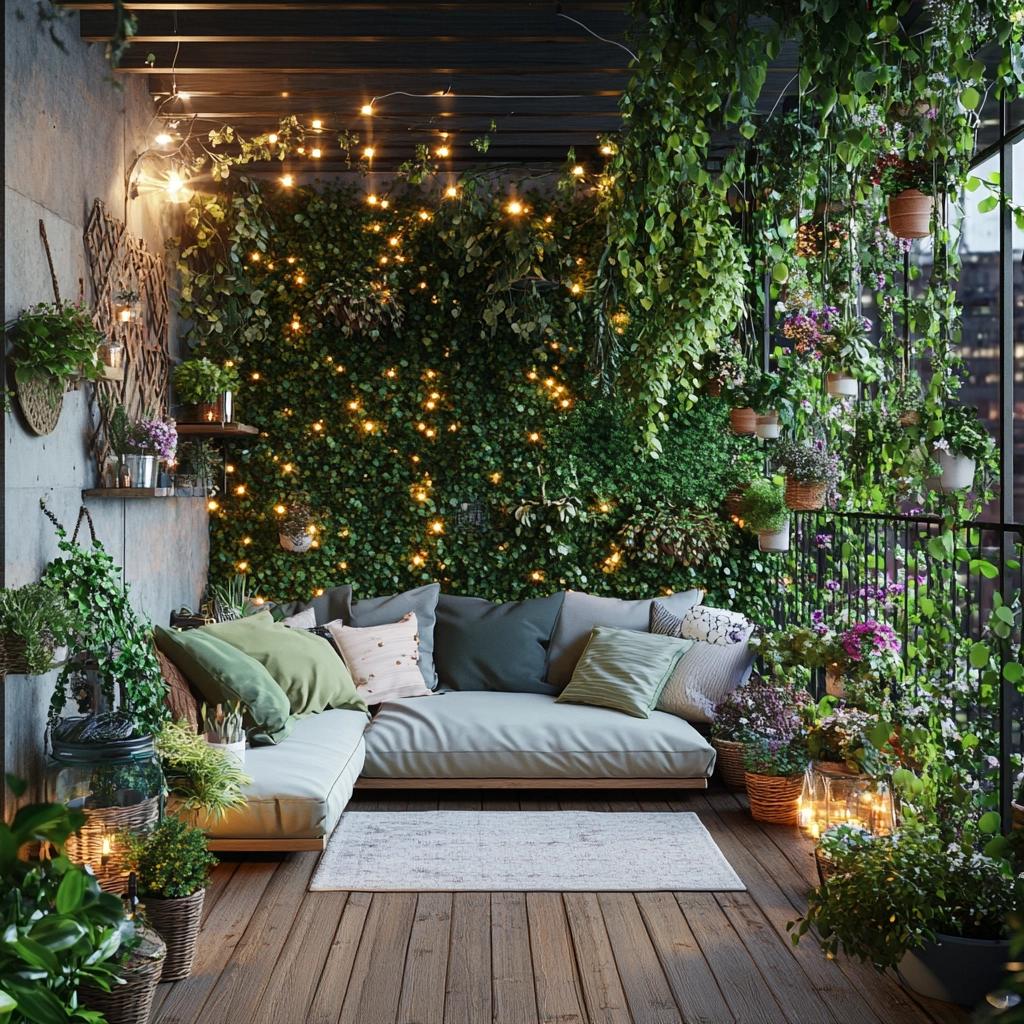 Decoração de Varandas Urbanas: Crie Seu Próprio Refúgio Verde na Cidade 4 Decoração de Varandas Urbanas: Crie Seu Próprio Refúgio Verde na Cidade