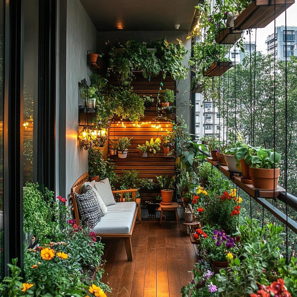 Decoração de Varandas Urbanas: Crie Seu Próprio Refúgio Verde na Cidade 2 Decoração de Varandas Urbanas: Crie Seu Próprio Refúgio Verde na Cidade