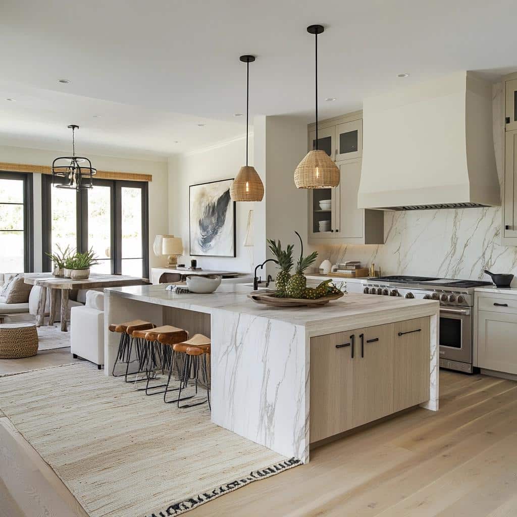 Dicas de Decoração para Cozinhas com Conceito Aberto 2 Dicas de Decoração para Cozinhas com Conceito Aberto