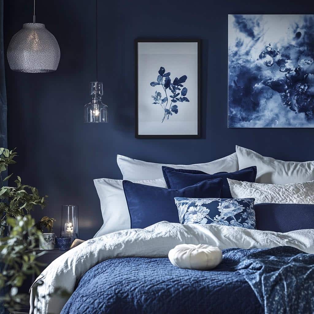 Azul-índigo: como usar essa cor nos ambientes e destacar a decoração 7 Azul-índigo: como usar essa cor nos ambientes e destacar a decoração