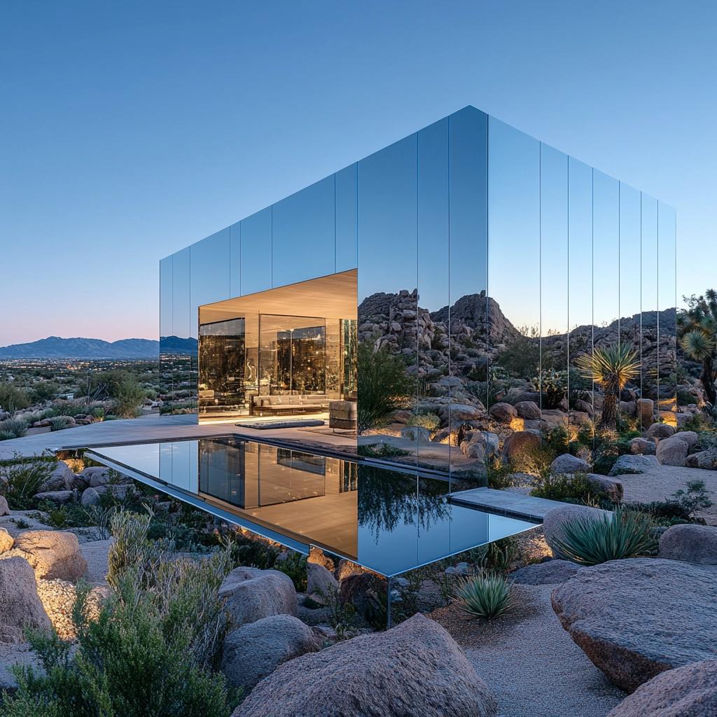 A Incrível Casa Invisível no Deserto da Califórnia