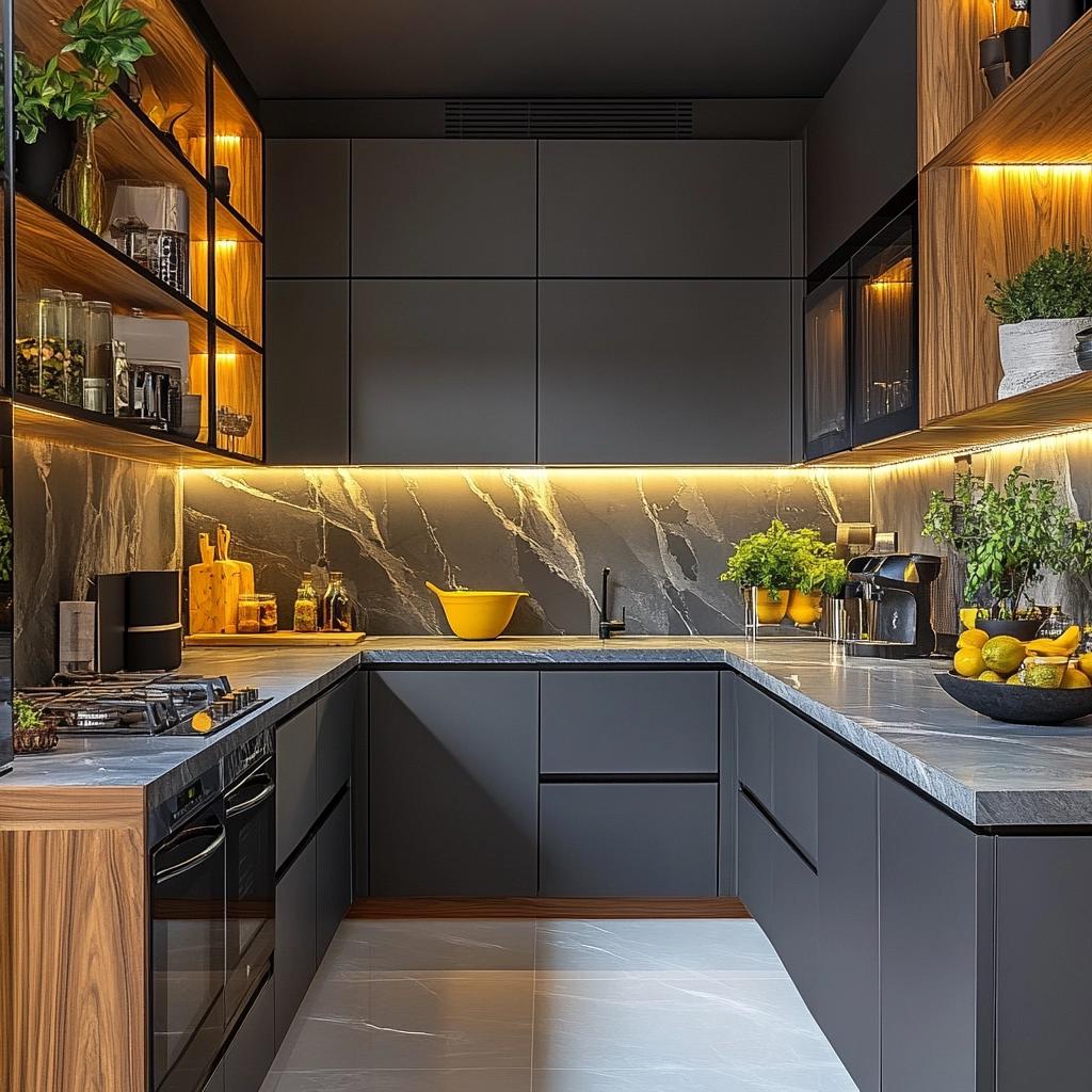 10 Ideias de Cozinha Cinza para se Surpreender com o Tom 5 65 Ideias de Cozinha Cinza para se Surpreender com o Tom
