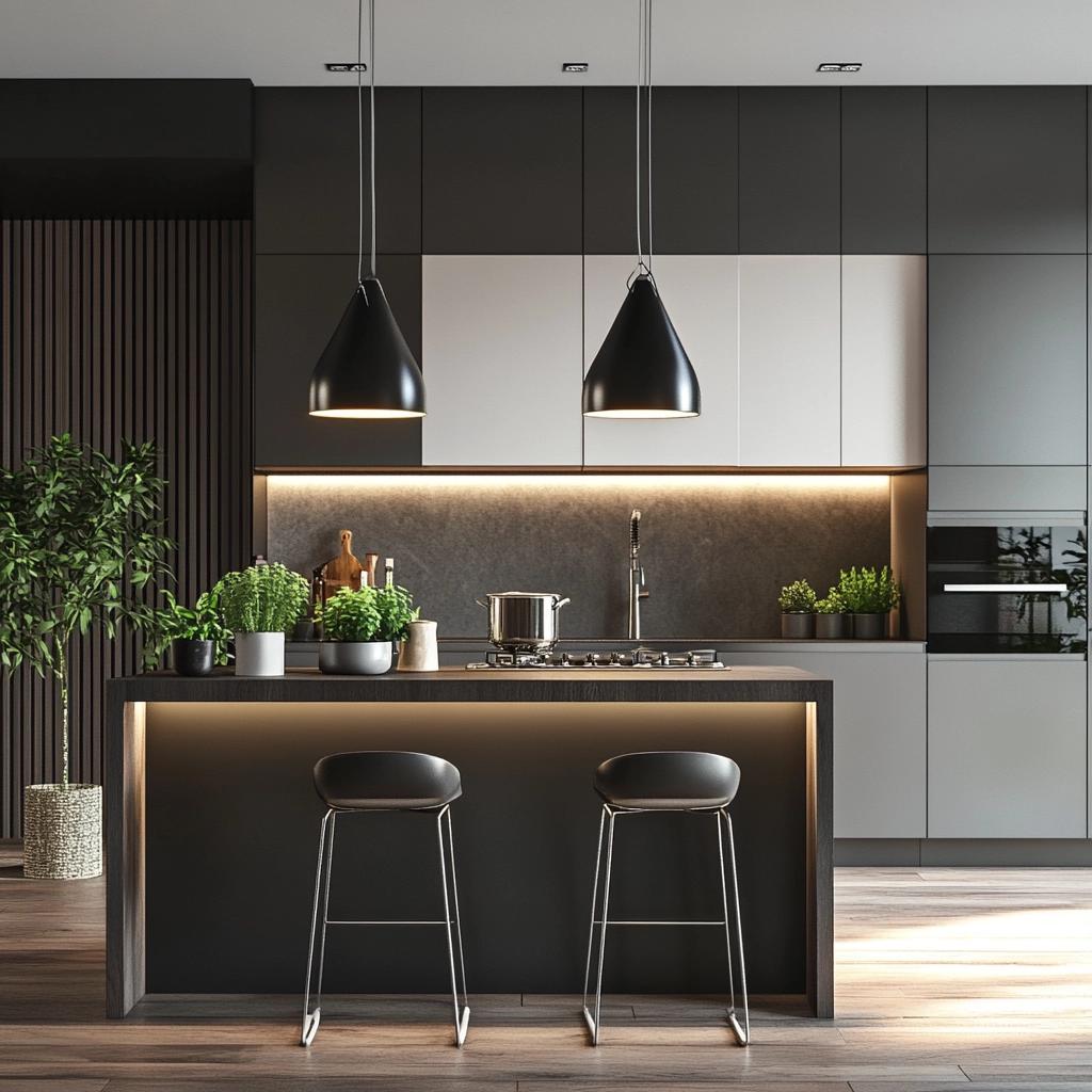 Cozinha Pequena com Ilha: Um Toque de Estilo na Decoração 1 Cozinha Pequena com Ilha: Um Toque de Estilo na Decoração