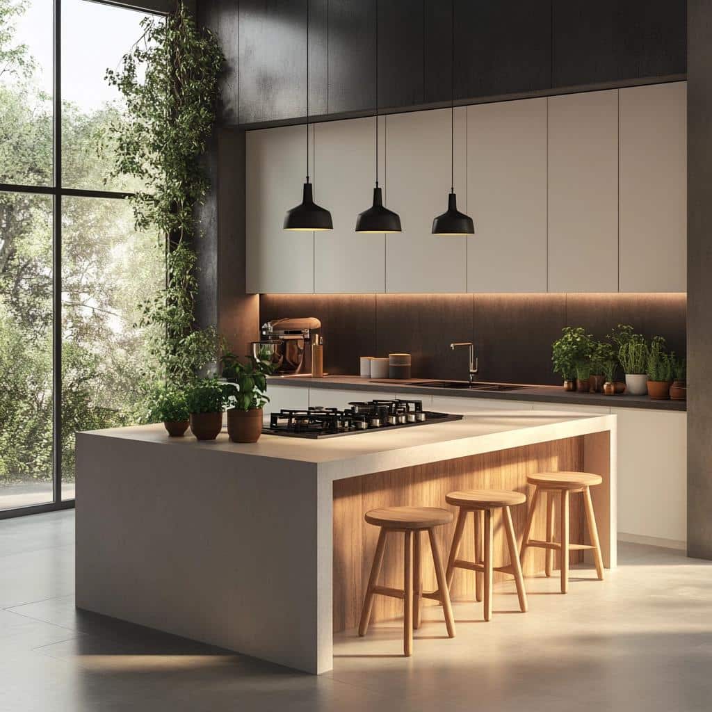 Cozinha Pequena com Ilha: Um Toque de Estilo na Decoração 5 Cozinha Pequena com Ilha: Um Toque de Estilo na Decoração
