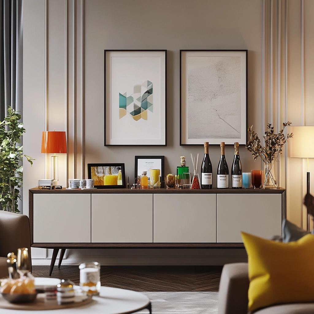 Aparador de sala: como usar na decoração 1 Aparador de sala: como usar na decoração