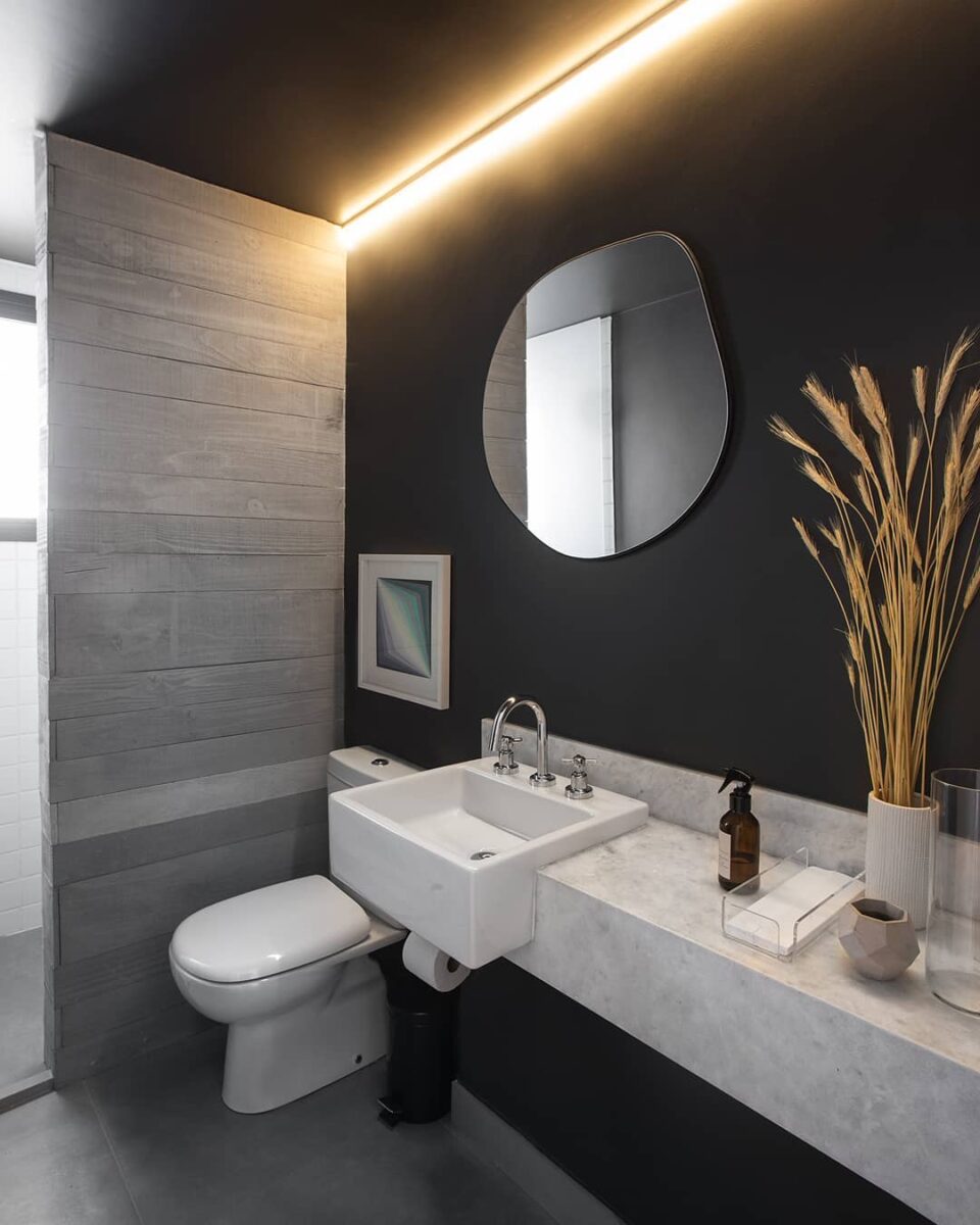 Aprenda a criar uma decoração mais natural com espelhos orgânicos 10 Conjunto de espelhos orgânicos