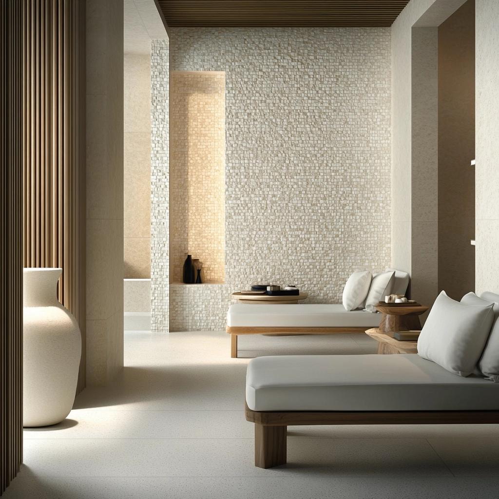 Mosaicos Minimalistas: Estilo Atemporal e Contemporâneo 3 Mosaicos Minimalistas: Estilo Atemporal e Contemporâneo