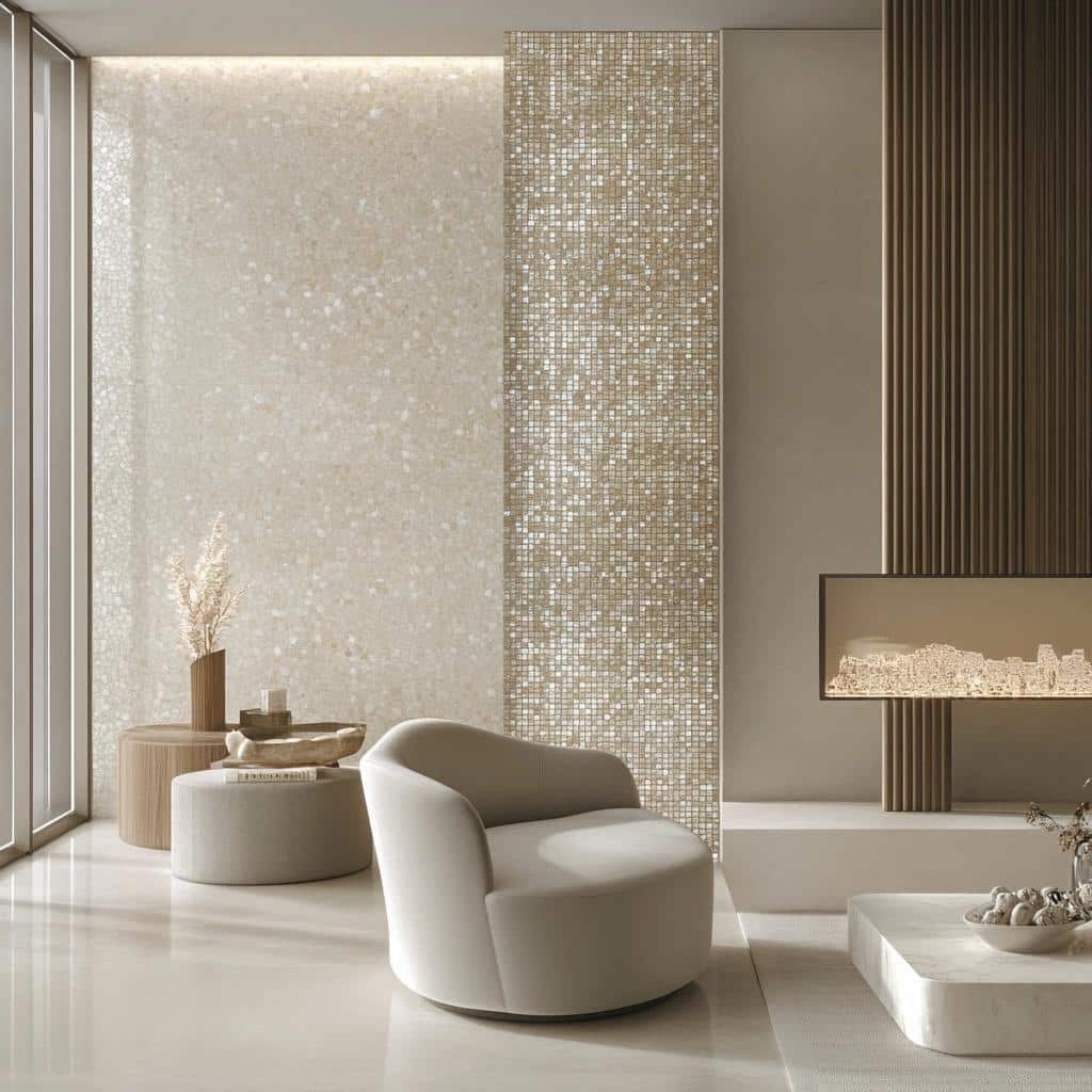 Mosaicos Minimalistas: Estilo Atemporal e Contemporâneo