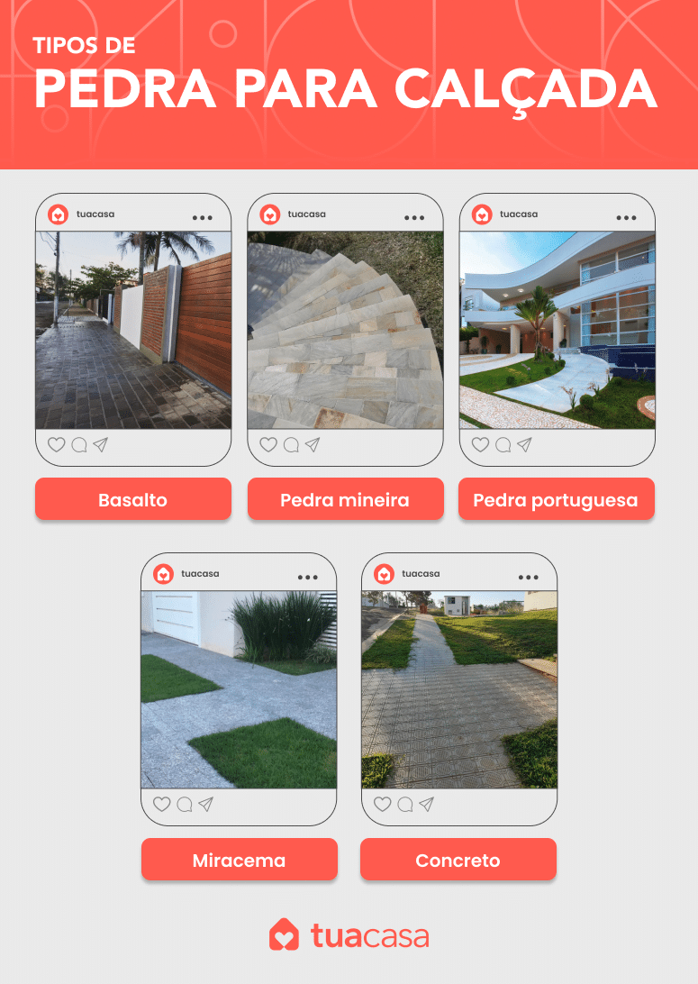 Pedras para Calçada: 5 Opções Acessíveis e Práticas 4 Imagem de pedras dispostas em uma calçada.