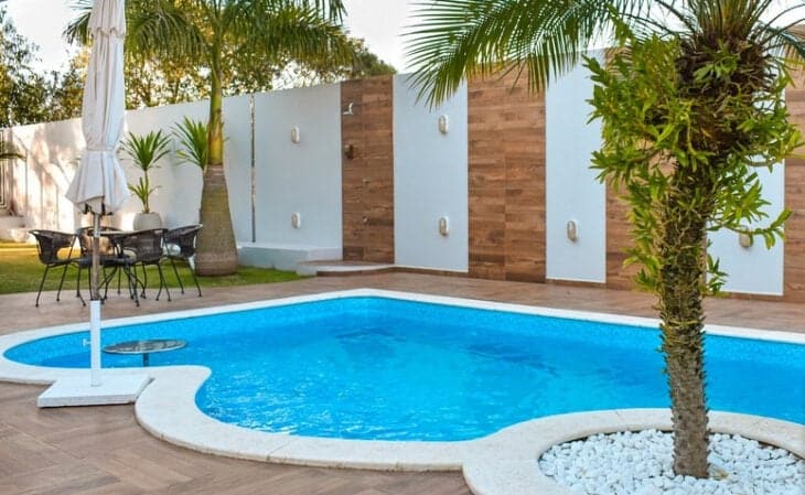 Piscina de Vinil: Custo Acessível e Design Versátil para Áreas de Lazer 4 Foto de piscina de vinil 100.