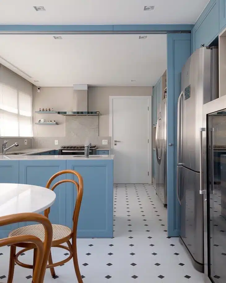 Ambientes com Piso Preto e Branco: ideias e sugestões. 9 Foto de piso preto e branco 5