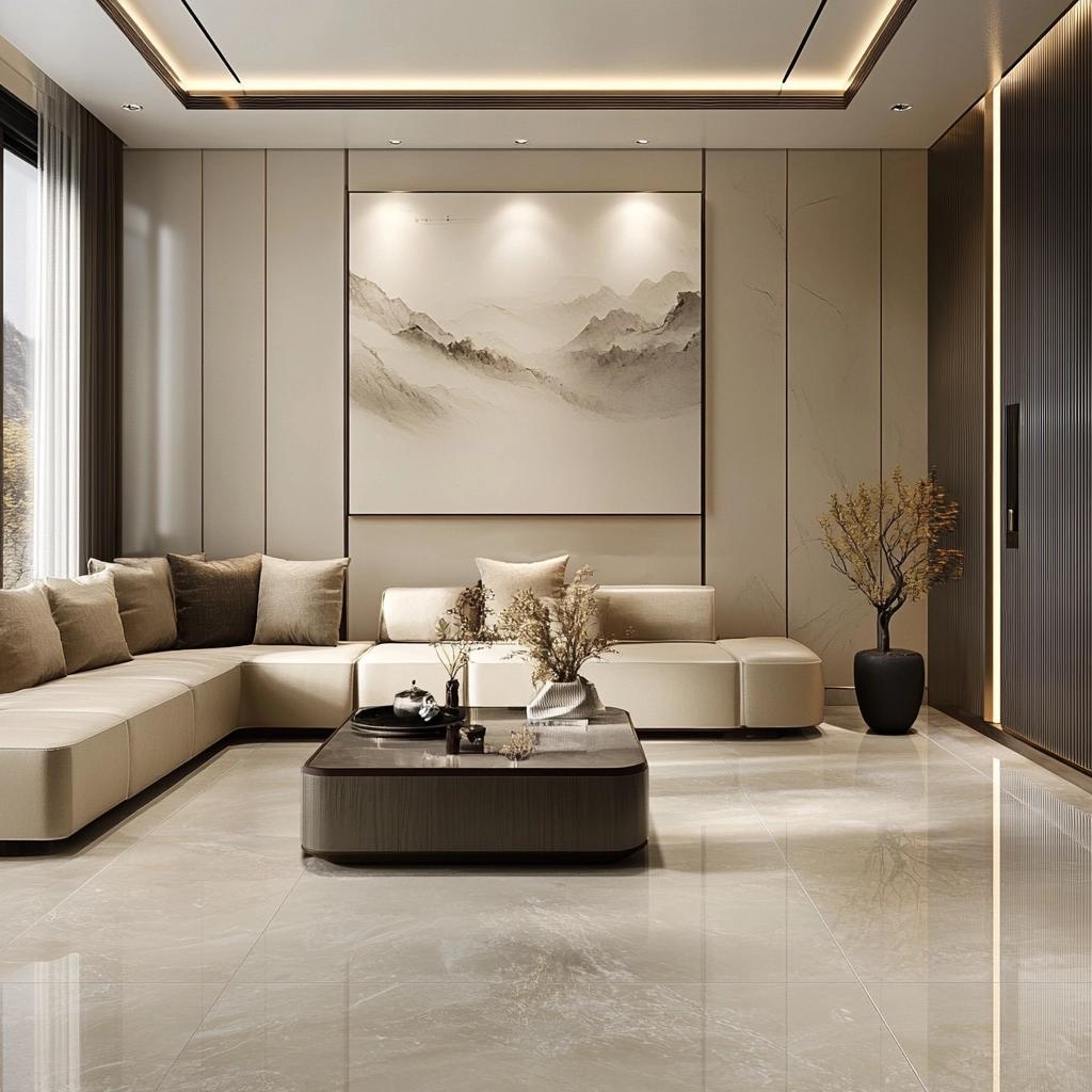 Porcelanato bege: 10 inspirações para usar em qualquer ambiente 1 Porcelanato bege: 70 inspirações para usar em qualquer ambiente