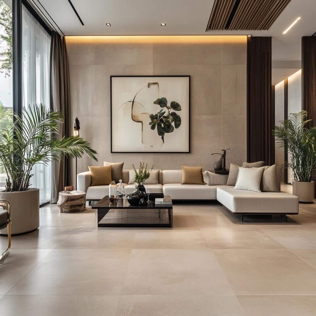 Porcelanato bege: 10 inspirações para usar em qualquer ambiente 3 Porcelanato bege: 70 inspirações para usar em qualquer ambiente