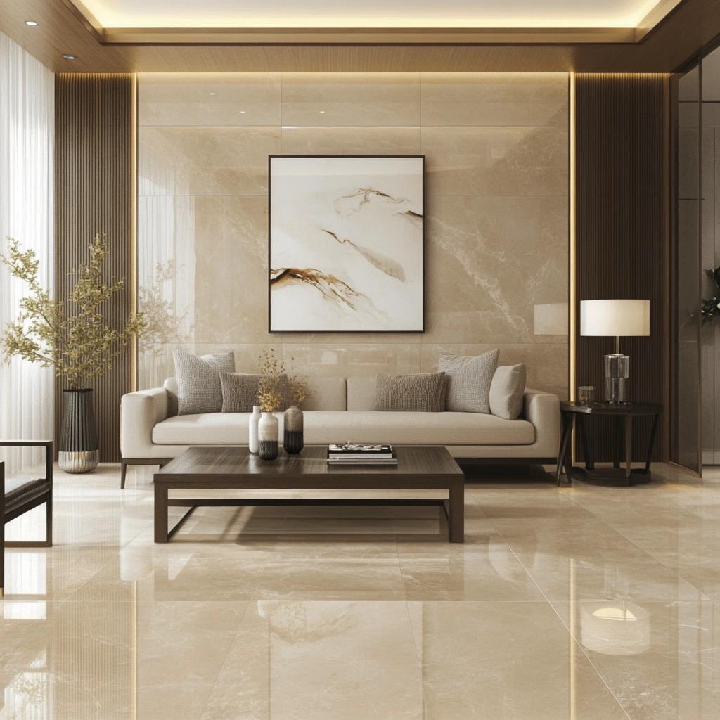 Porcelanato bege: 10 inspirações para usar em qualquer ambiente 7 Porcelanato bege: 70 inspirações para usar em qualquer ambiente