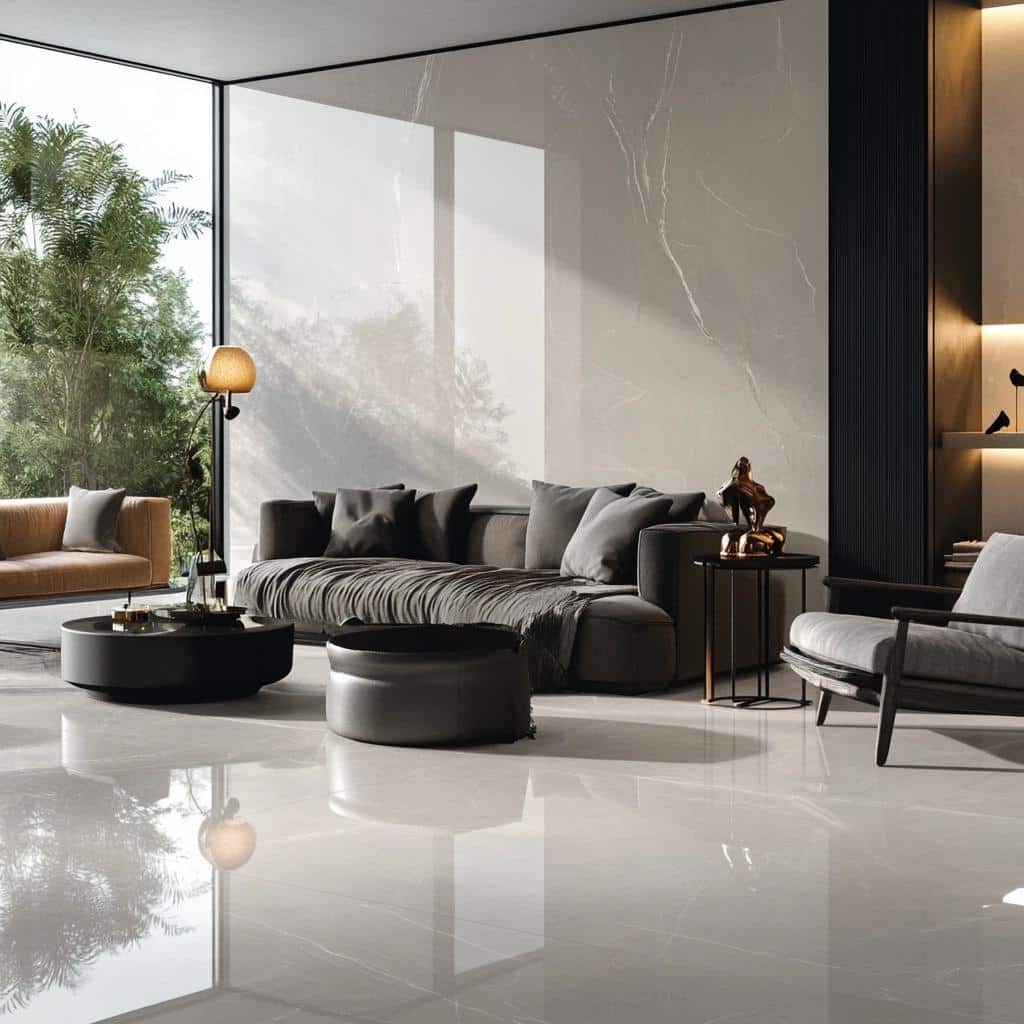 Porcelanato Cinza: 80 Projetos Versáteis com o Revestimento 5 Porcelanato Cinza: 80 Projetos Versáteis com o Revestimento