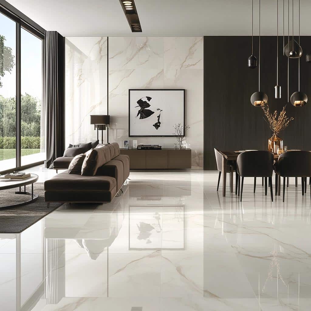 Porcelanato Marmorizado: Descubra seu Charme e Versatilidade 1 Porcelanato Marmorizado: Descubra seu Charme e Versatilidade