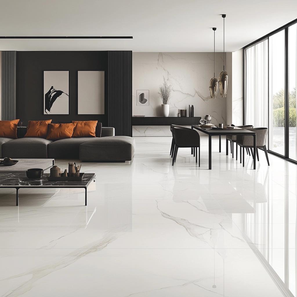 Porcelanato Marmorizado: Descubra seu Charme e Versatilidade 5 Porcelanato Marmorizado: Descubra seu Charme e Versatilidade