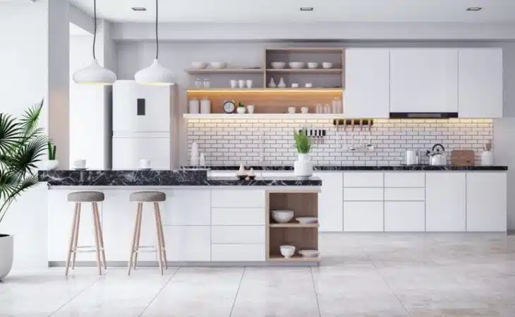 Porcelanato para Cozinha: Dicas de Escolha e Inspirações 4 Foto de porcelanato para cozinha 0 - 1