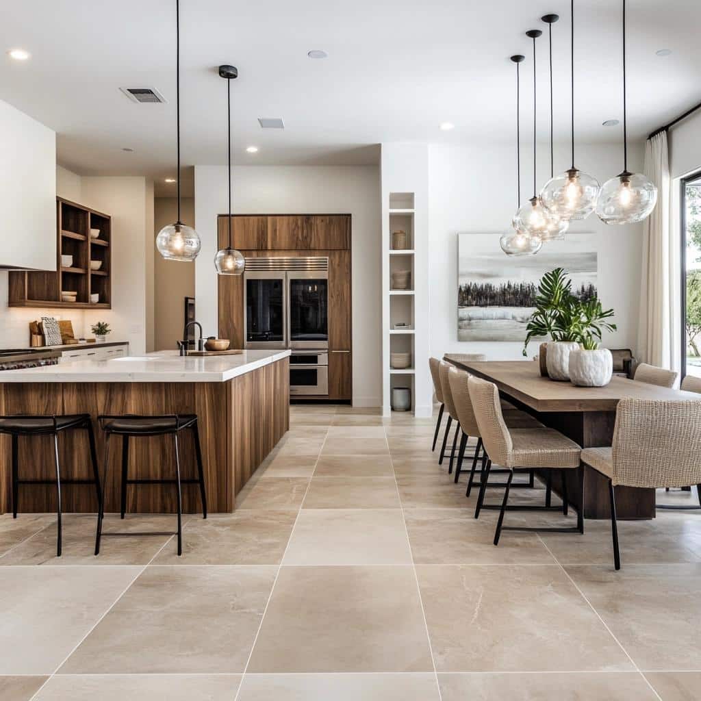 Porcelanato para Cozinha: Dicas de Escolha e Inspirações 7 Porcelanato para Cozinha: Dicas de Escolha e Inspirações