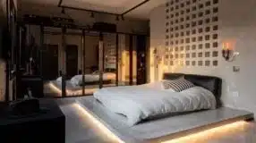 Porcelanato para quarto com versatilidade e elegância.