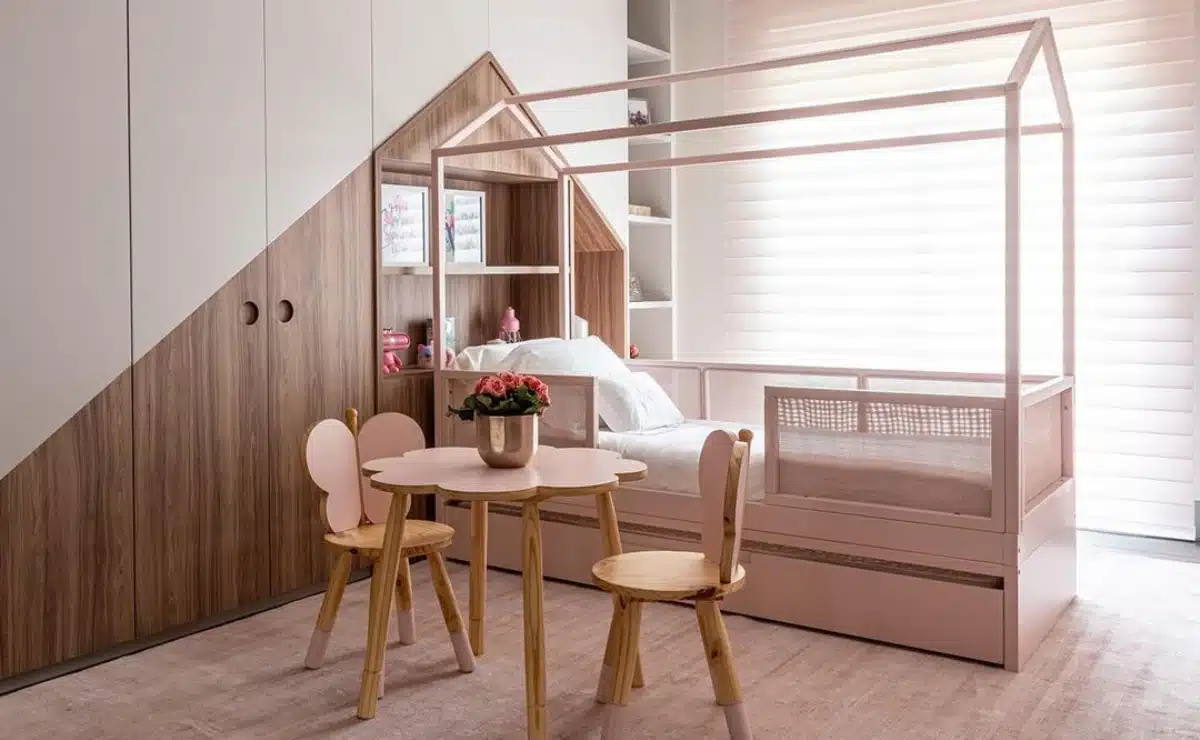10 Projetos de Quarto de Menina para Inspirar a Decoração 2 80 projetos de quarto de menina para um ambiente dos sonhos