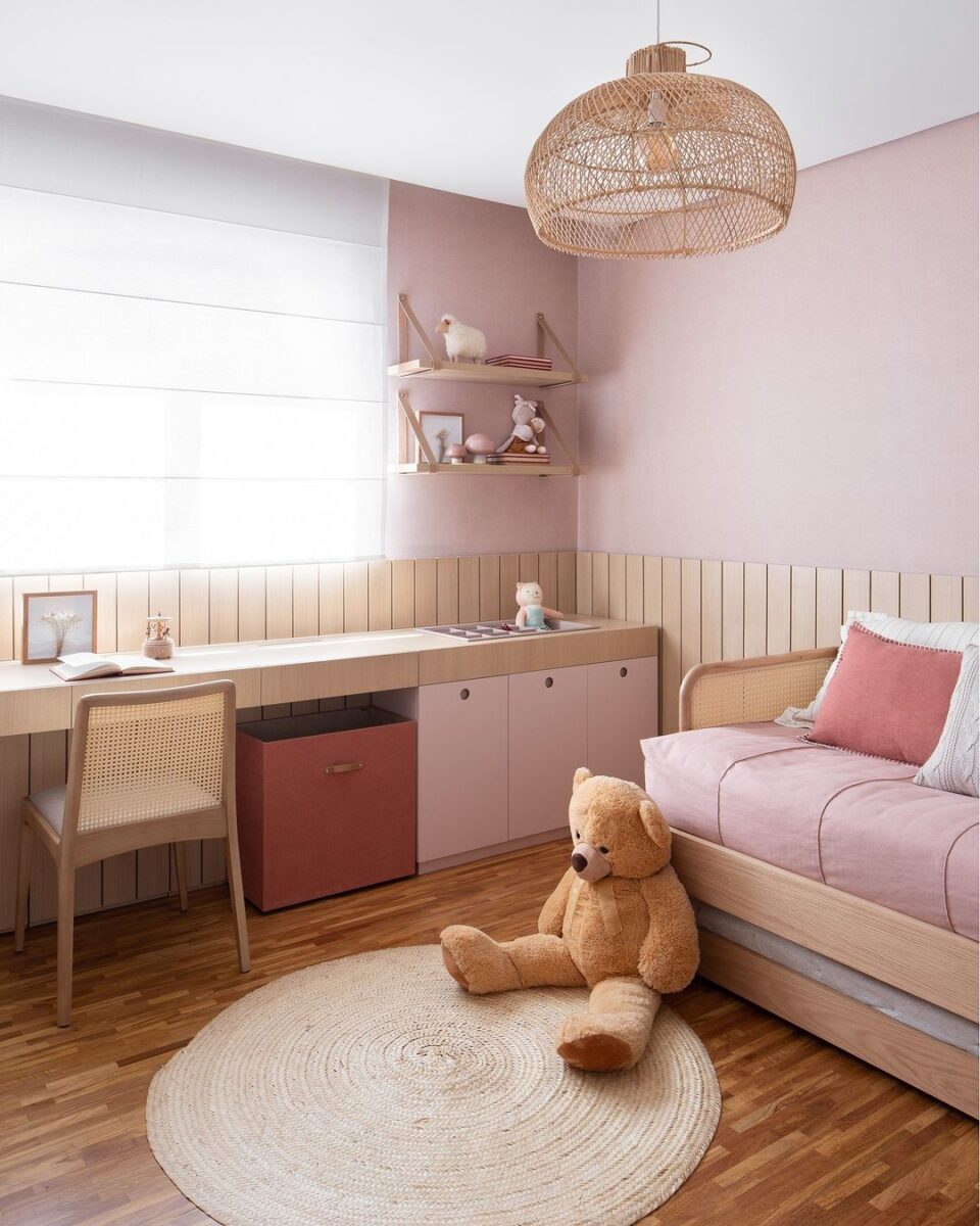 10 Projetos de Quarto de Menina para Inspirar a Decoração 8 Foto de quarto de menina 9 - 3