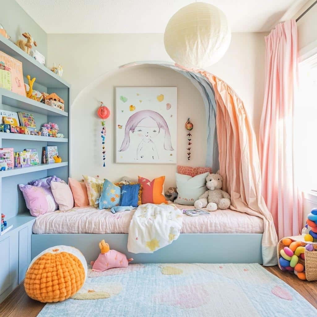 10 Projetos de Quarto de Menina para Inspirar a Decoração 3 80 Projetos de Quarto de Menina para Inspirar a Decoração