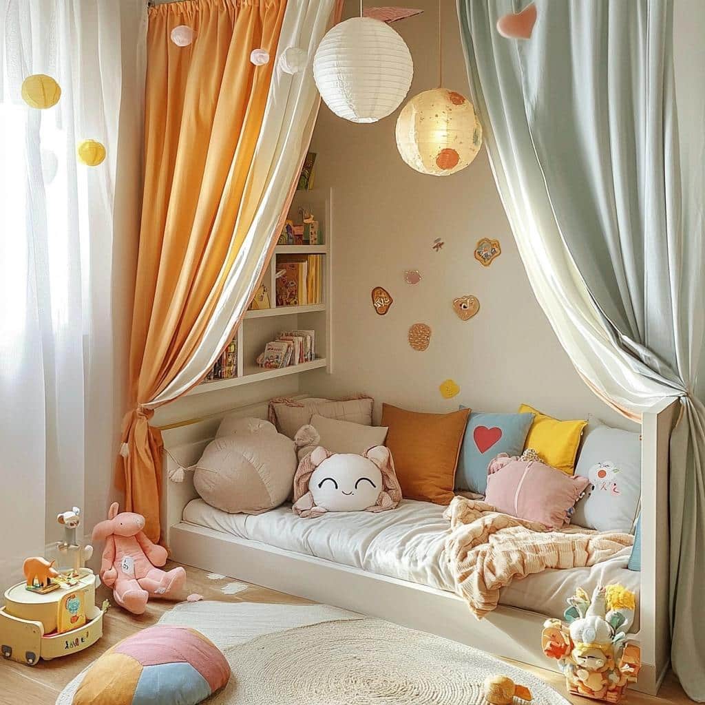 10 Projetos de Quarto de Menina para Inspirar a Decoração 5 80 Projetos de Quarto de Menina para Inspirar a Decoração