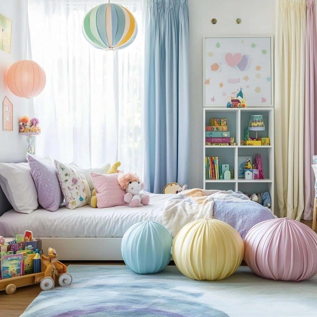 10 Projetos de Quarto de Menina para Inspirar a Decoração 7 80 Projetos de Quarto de Menina para Inspirar a Decoração