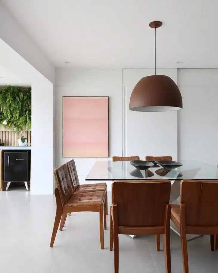 Sala de Jantar Moderna: 75 Ideias para um Ambiente Funcional 9 Decoração que reflete o estilo do projeto escolhido.