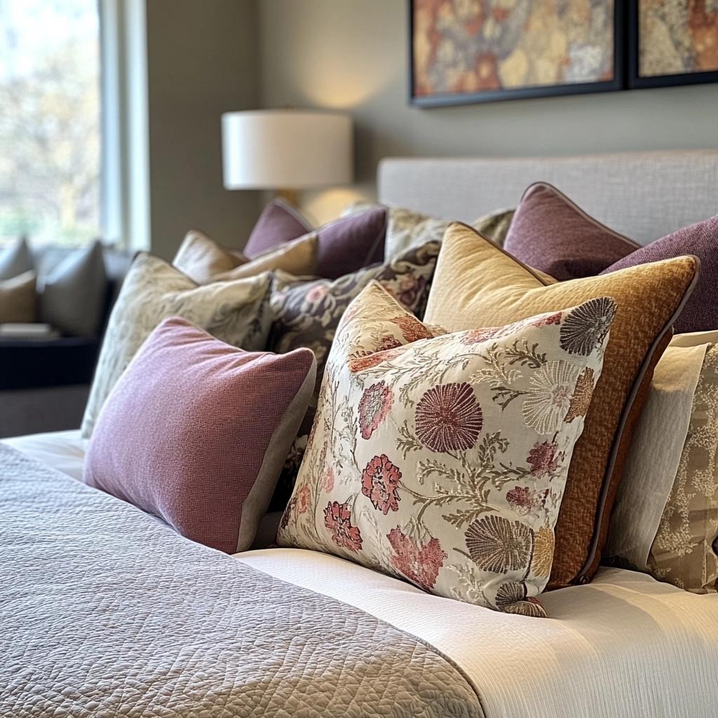 10 Inspirações de Almofadas para Cama que Elevam a Decoração 8 60 Inspirações de Almofadas para Cama que Elevam a Decoração