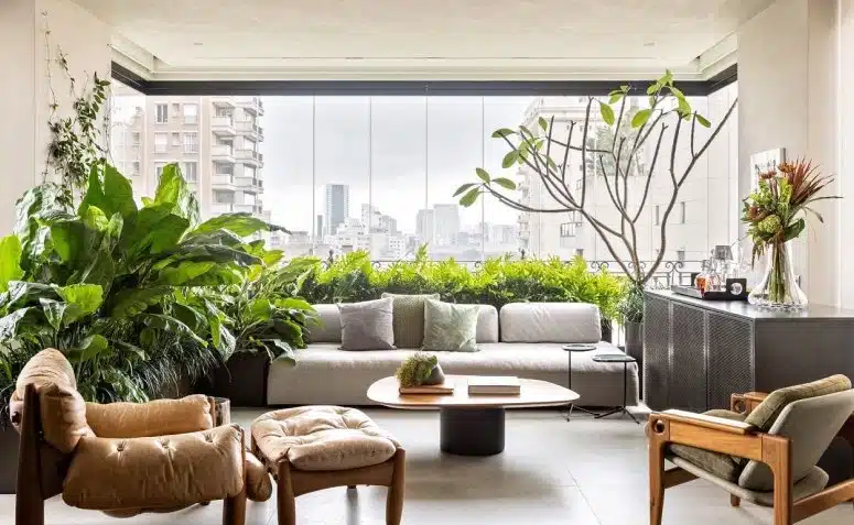 Como Incorporar a Natureza na Sua Casa com Arquitetura Biofílica 3 Imagem que ilustra arquitetura biofílica.