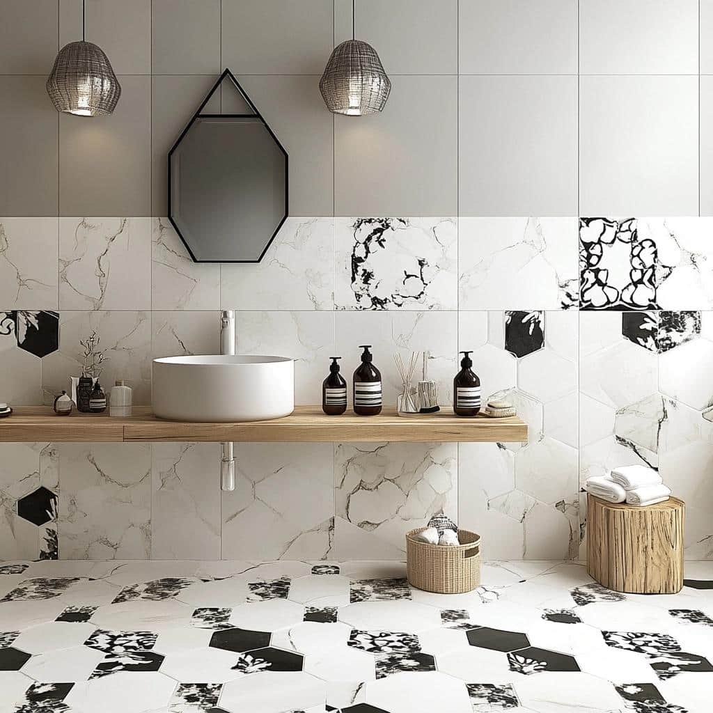 Azulejo para banheiro: 10 ideias incríveis para renovar seu espaço 1 Azulejo para banheiro: 70 ideias incríveis para renovar seu espaço