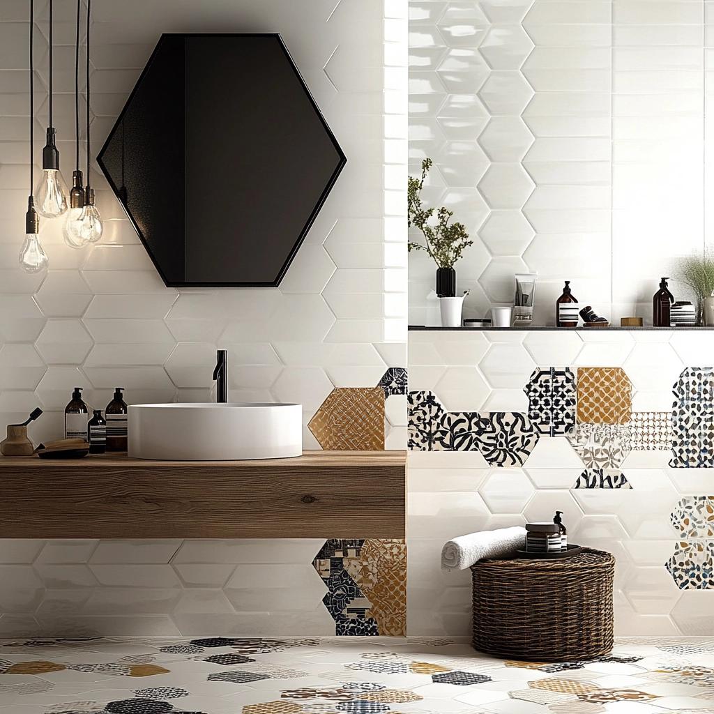 Azulejo para banheiro: 10 ideias incríveis para renovar seu espaço 4 Azulejo para banheiro: 70 ideias incríveis para renovar seu espaço