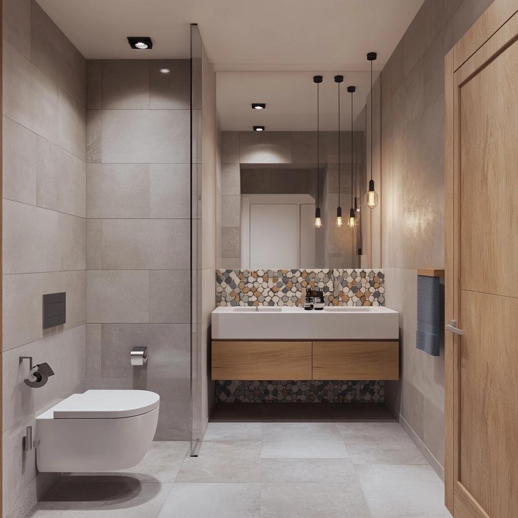 Azulejo para banheiro: 10 ideias incríveis para renovar seu espaço 8 Azulejo para banheiro: 70 ideias incríveis para renovar seu espaço
