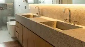 Limestone: a pedra natural que transforma seu lar 5 Bancada de banheiro: ideias, materiais e medidas para planejar a sua.