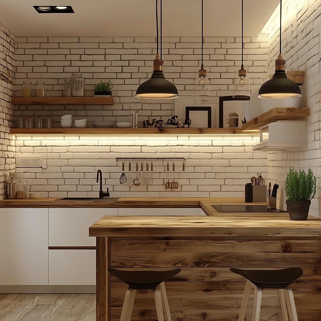 10 Opções de Bancada de Madeira para Cozinha que Decoram com Charme 2 80 Opções de Bancada de Madeira para Cozinha que Decoram com Charme