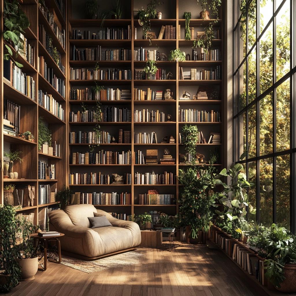 Como organizar sua biblioteca em casa: Descubra 10 inspirações para transformar seu espaço 2 Como organizar sua biblioteca em casa: Descubra 70 inspirações para transformar seu espaço