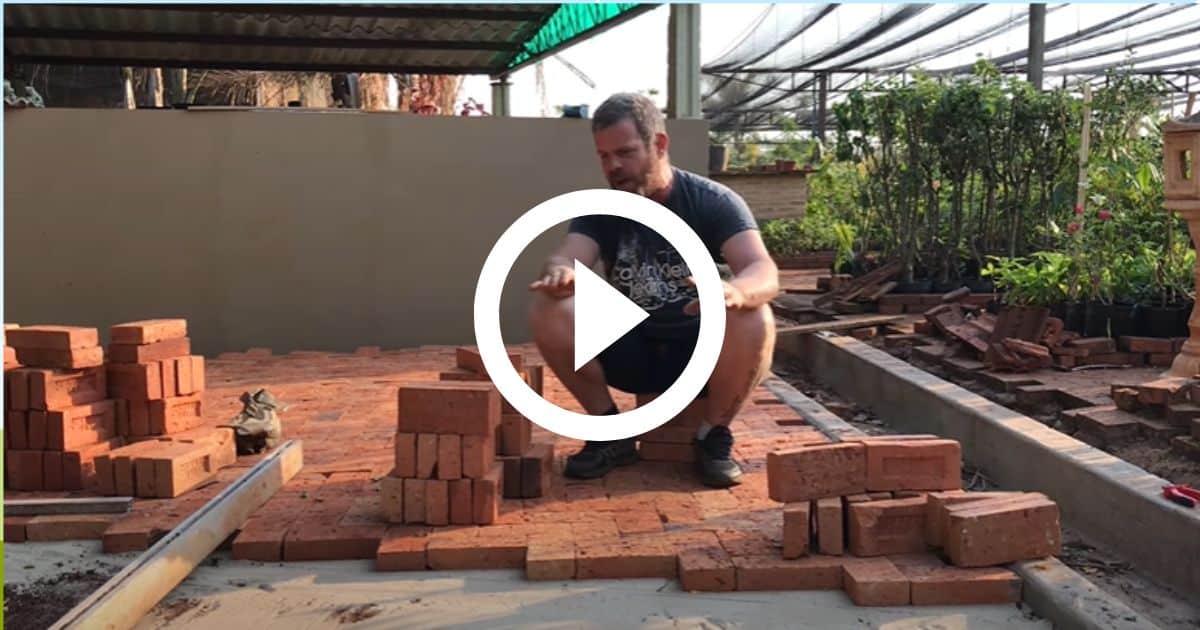 5 maneiras criativas de fazer chão de tijolinhos sem concreto. 1 5 maneiras criativas de fazer chão de tijolinhos sem concreto.