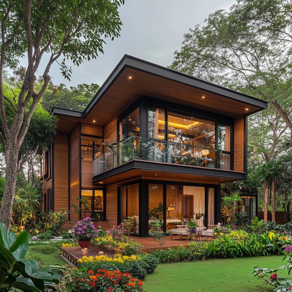 Conheça e inspire-se em 10 Projetos de Casa de Madeira Moderna 4 80 Projetos de Casa de Madeira Moderna