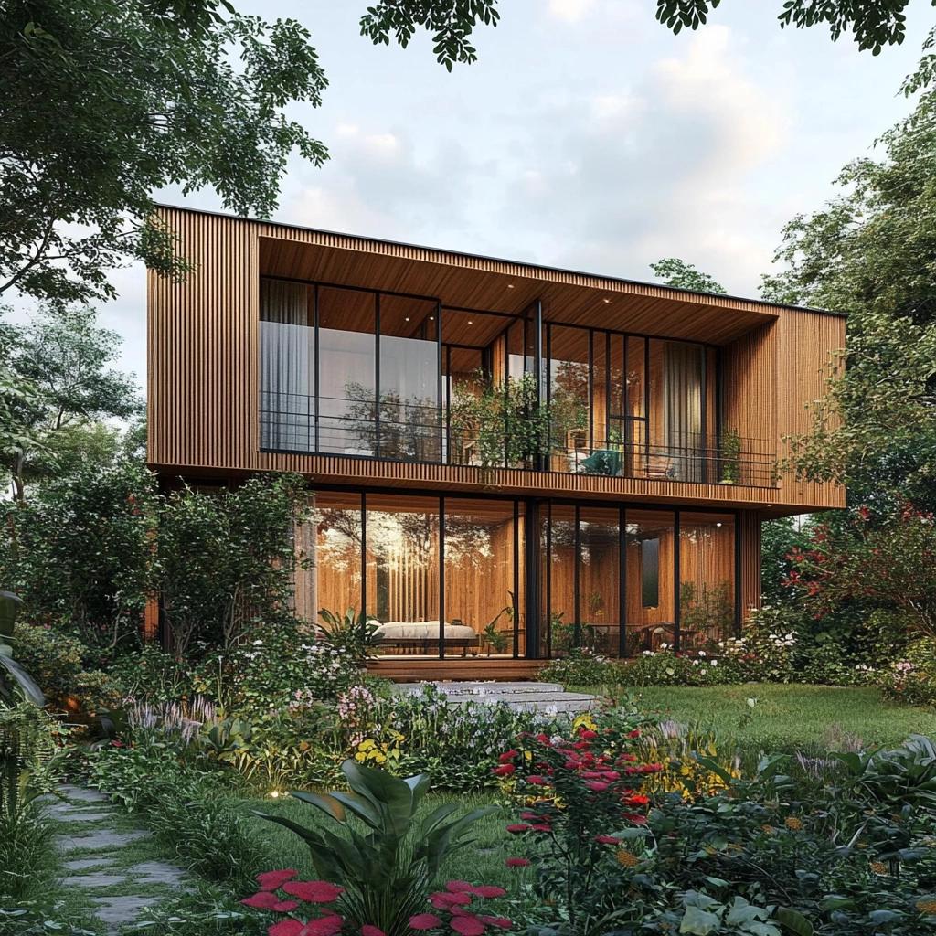 Conheça e inspire-se em 10 Projetos de Casa de Madeira Moderna 6 80 Projetos de Casa de Madeira Moderna