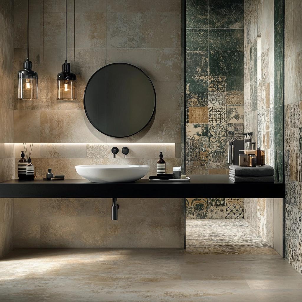 Cerâmica para banheiro: 10 ideias surpreendentes que transformam seu espaço com facilidade. 1 Cerâmica para banheiro: 65 propostas para decorar e inovar