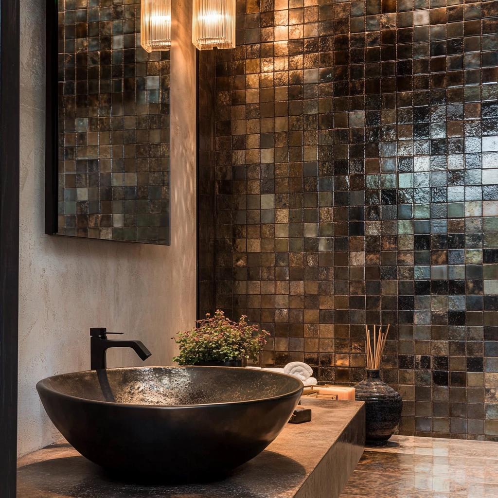 Cerâmica para banheiro: 10 ideias surpreendentes que transformam seu espaço com facilidade. 6 Cerâmica para banheiro: 65 propostas para decorar e inovar