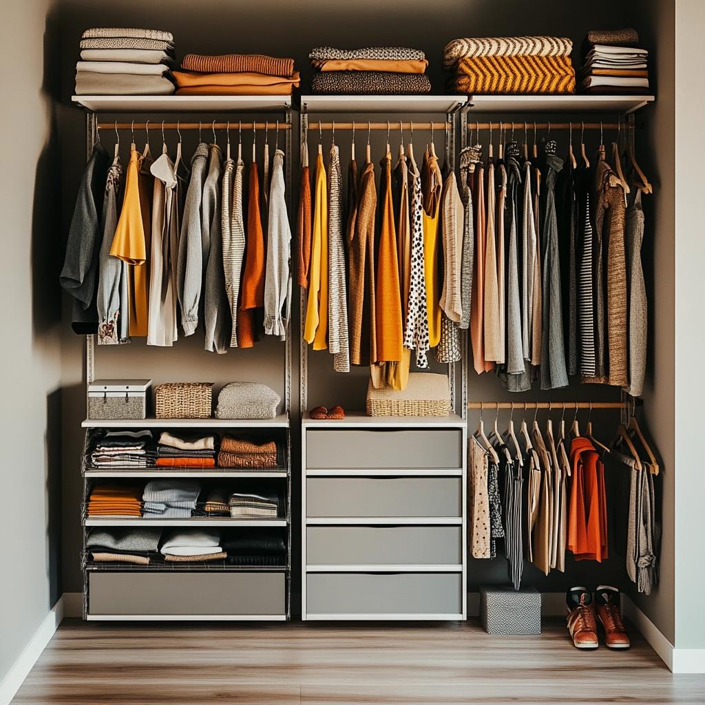 4 Soluções Criativas para Organizar Seu Closet Pequeno e Barato